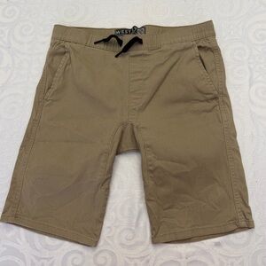West 49 Tan Khaki Casual Skater Jogger Shorts Youth Boy Size 16 XL